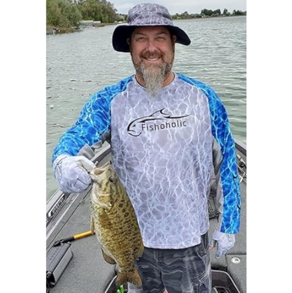 Fishing Hat Boonie Bucket Hat UPF50+ Sun Protection Wide Brim 2 Adj Strap New - Picture 6 of 8